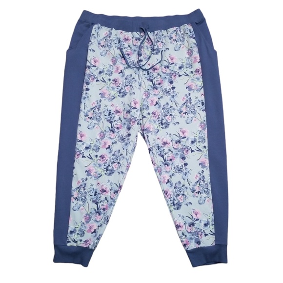 Vera Bradley Women's Floral Active French Terry Jogger Pants Size 3XL NWOT - Picture 2 of 12